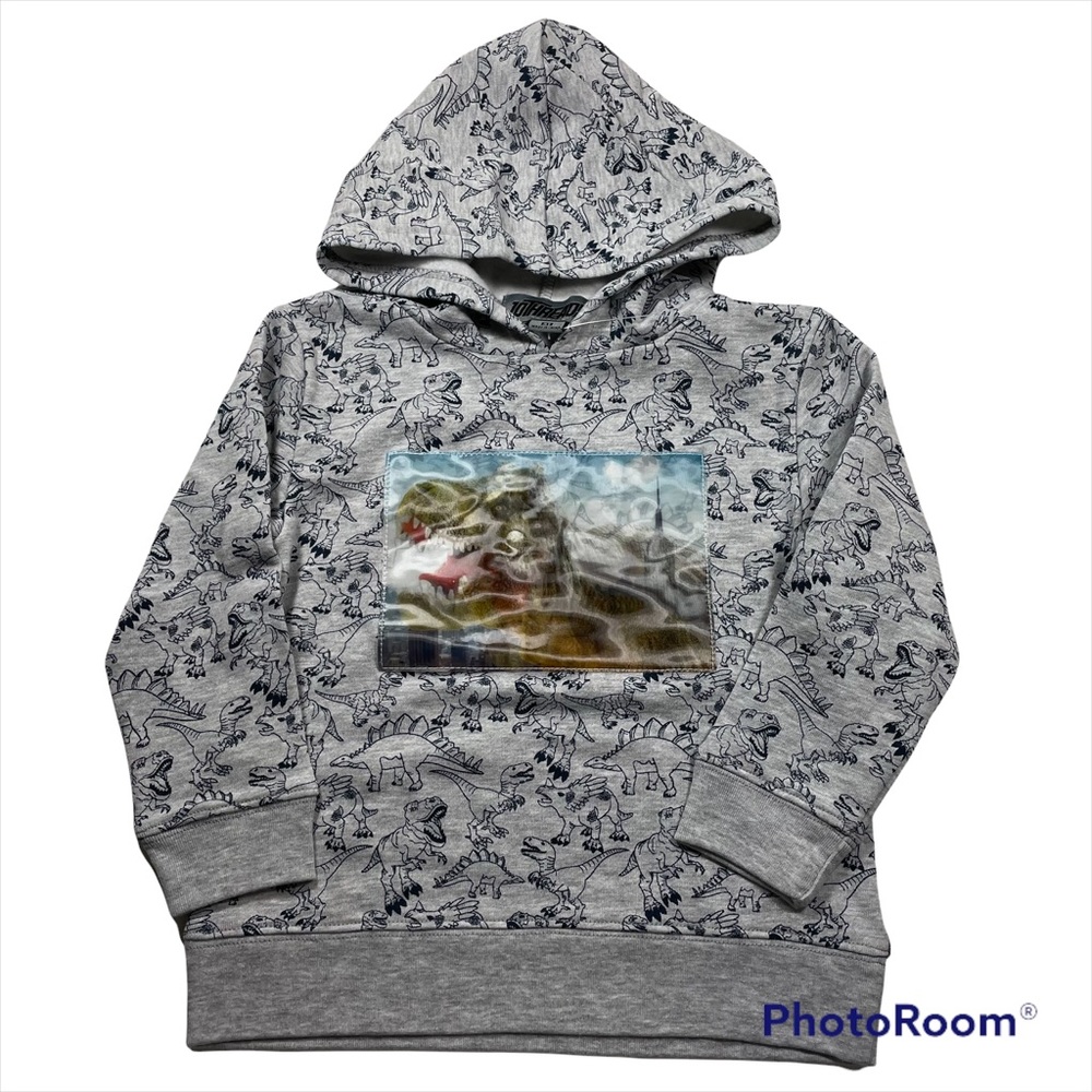NWOT 10Threads Hologram Dinosaur Hoodie Size 3T